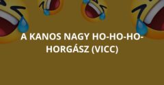 A kanos nagy ho-ho-ho-horgász (Vicc)