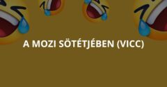 A mozi sötétjében (Vicc)