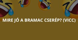 Mire jó a Bramac cserép? (Vicc)