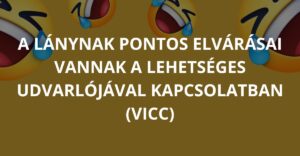 A lánynak pontos elvárásai vannak a lehetséges udvarlójával kapcsolatban (Vicc)