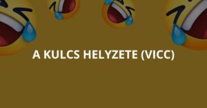 A kulcs helyzete (Vicc)