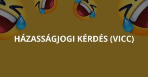 Házasságjogi kérdés (Vicc)