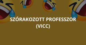 Szórakozott professzor (Vicc)